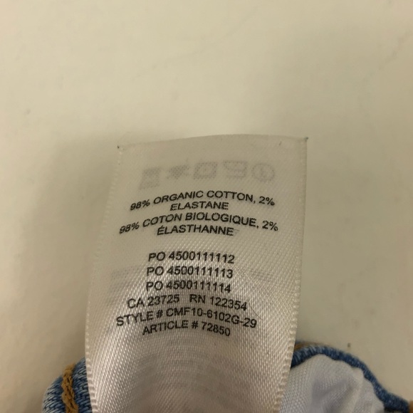 Denim Forum Yoko High Rise Slim Sz 28 - Picture 10 of 10